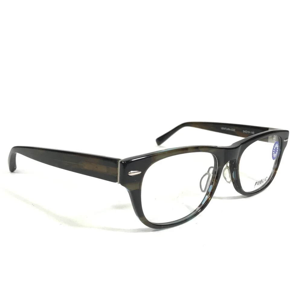 Public Eyeworks Eyeglasses Frames VENTURA-C02 Brown Tortoise 54-19-145